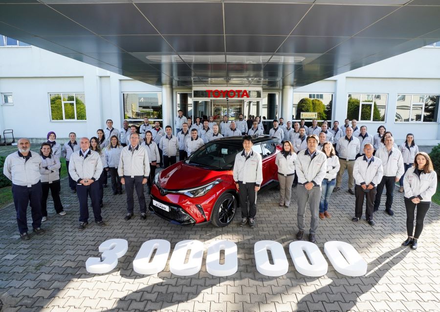 TOYOTA OTOMOTİV SANAYİ TÜRKİYE 3 MİLYONUNCU ARACINI ÜRETTİ