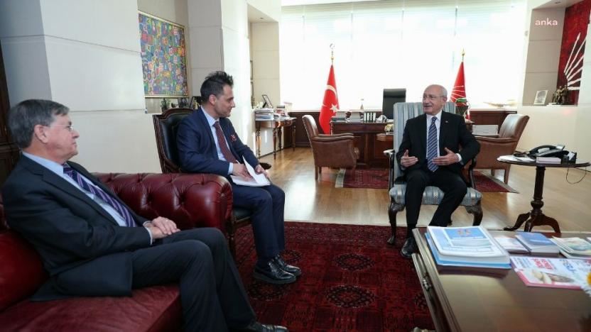 KILIÇDAROĞLU, BÜYÜKELÇİ DAVID SATTERFIELD’İ KABUL ETTİ
