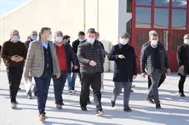 MİLLETVEKİLİ AYDOĞDU, BAŞKAN DİNÇER VE MECLİS ÜYELERİ YENİ SANAYİ SİTESİNİ İNCELEDİ
