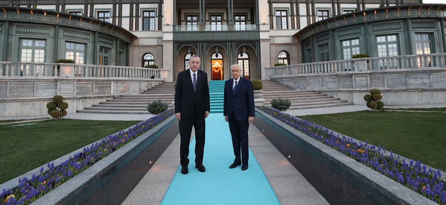 CUMHURBAŞKANI ERDOĞAN, MHP GENEL BAŞKANI BAHÇELİ İLE İFTAR YAPTI