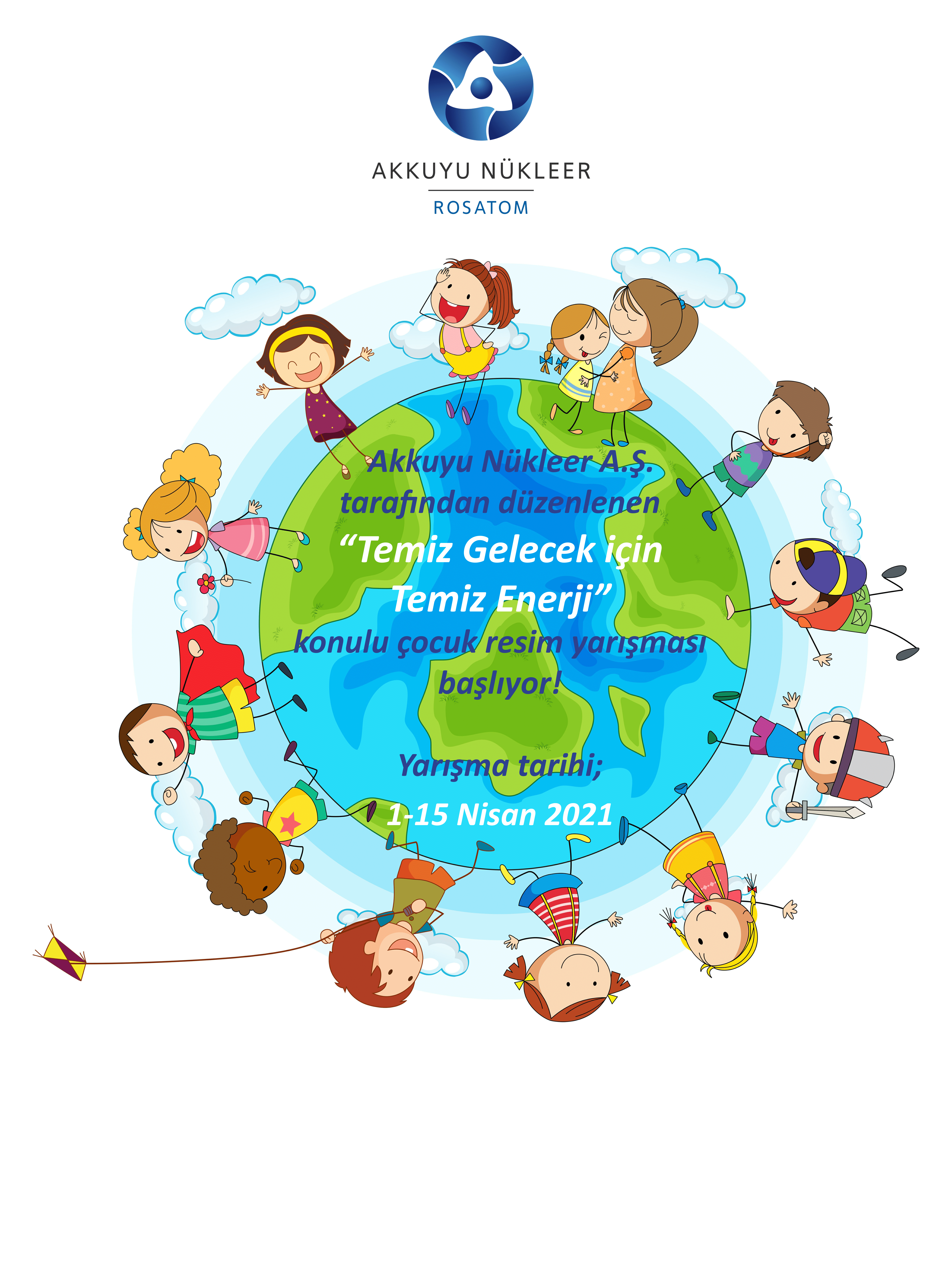 AKKUYU NÜKLEER A.Ş. ULUSAL ÇOCUK RESİM YARIŞMASI DÜZENLİYOR