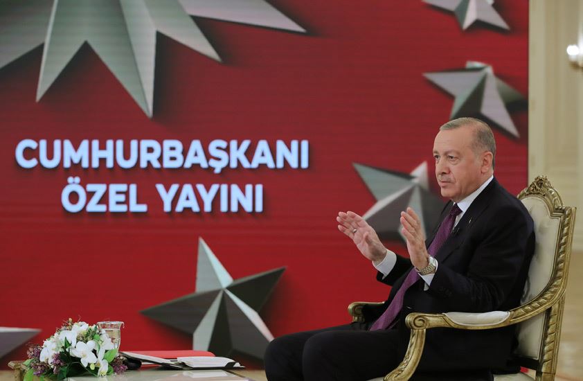 CUMHURBAŞKANI ERDOĞAN TRT ÖZEL YAYININA KONUK OLDU