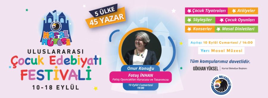 ULUSLARARASI ÇOCUK EDEBİYATI FESTİVALİ KARTAL’DA BAŞLIYOR