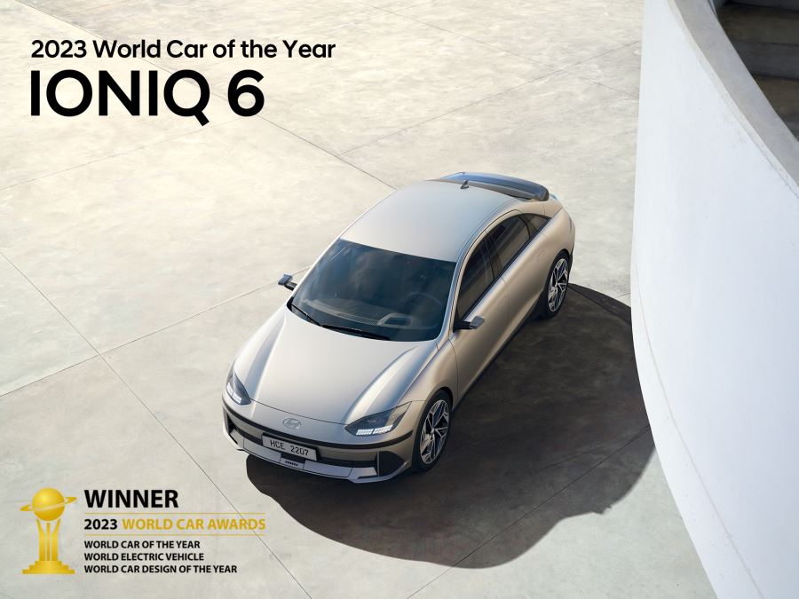 HYUNDAİ IONIQ 6 DÜNYADA YILIN OTOMOBİLİ (WCOTY) SEÇİLDİ. 