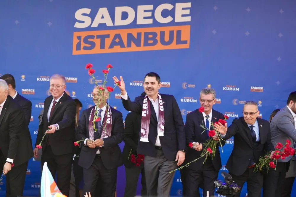 CUMHUR İTTİFAKI BELEDİYE BAŞKAN ADAYLARI KURUM İLE    MİMAR KARAKAYA  SOĞANLIK’TA YAPILAN  MİTİNG DE VATANDAŞLARA SESLENDİ