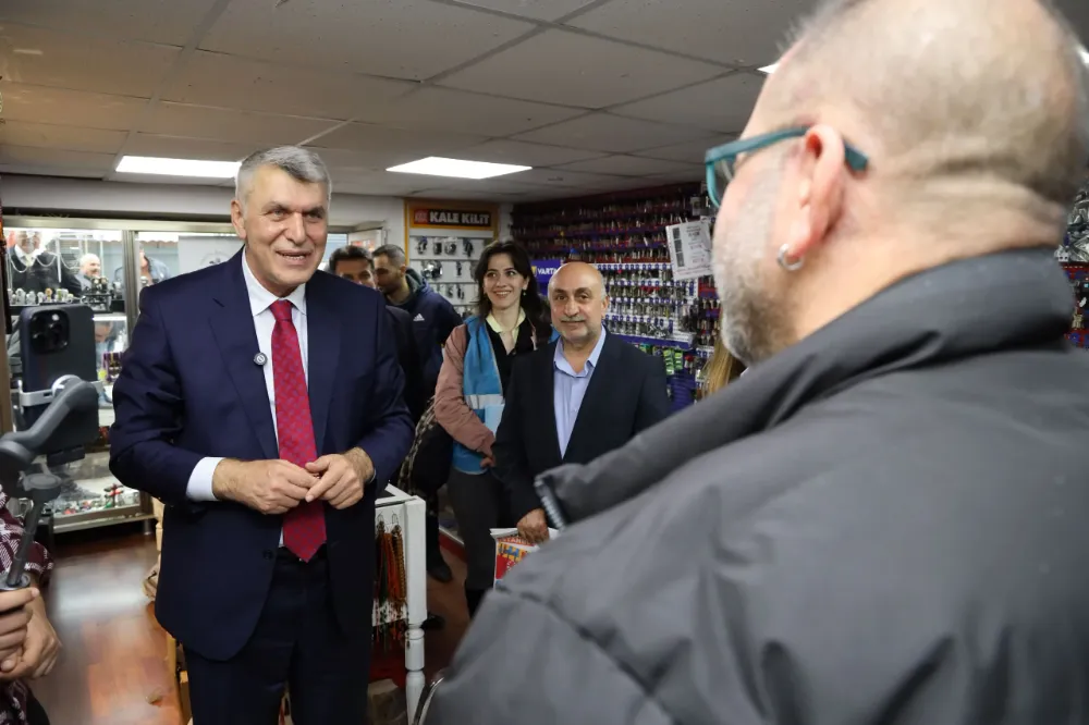 KADEM BAŞKAN ÇINAR MAHALLESİ ESNAFINI DİNLEDİ