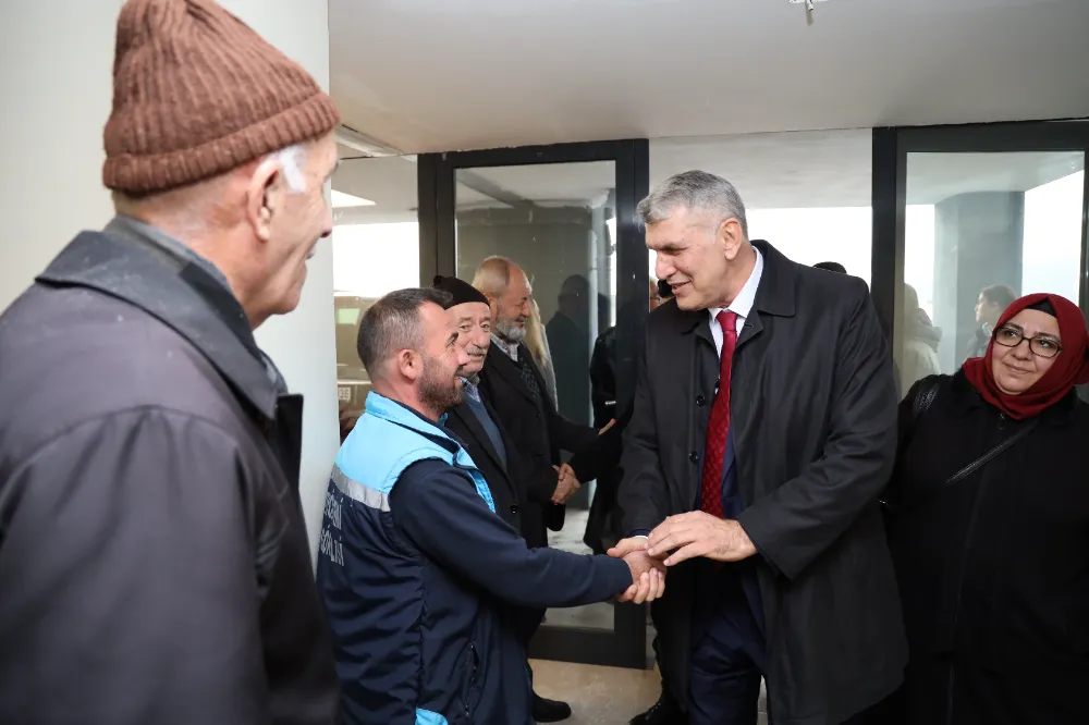 KADEM BAŞKAN TOKİ KONUTLARI SAKİNLERİYLE BİR ARAYA GELDİ