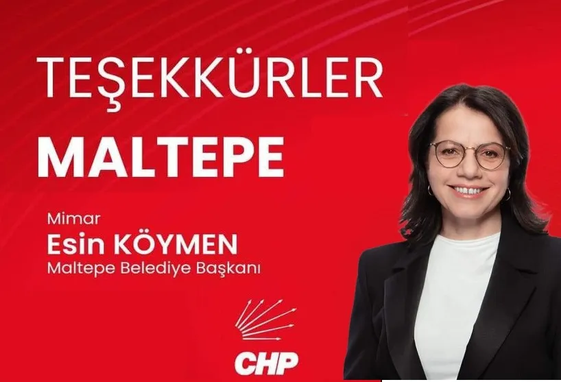 ESİN KÖYMEN MALTEPE’NİN İLK KADIN BELEDİYE BAŞKANI OLDU