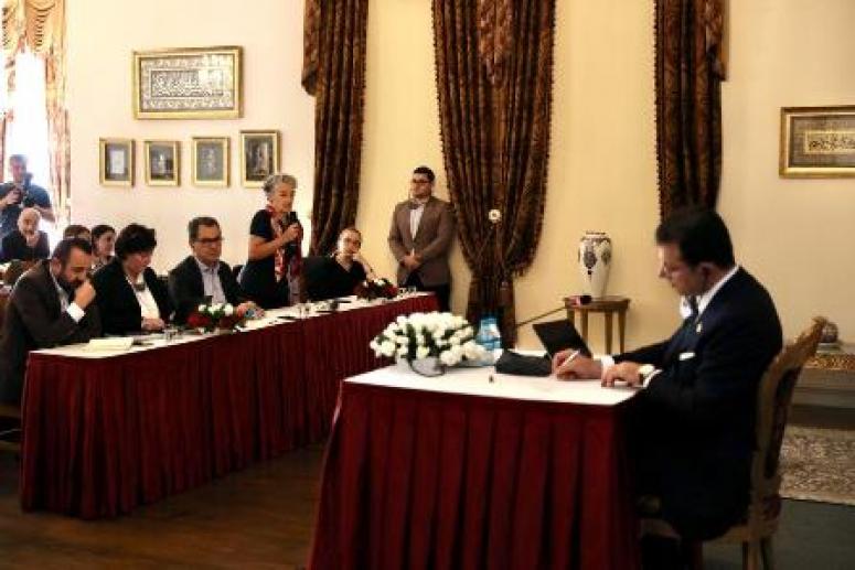 İMAMOĞLU: “BU KENTİN 16 MİLYON İNSANINA İŞ YAPMA ARZUSUYLA DOLU BİR İNSANIM”